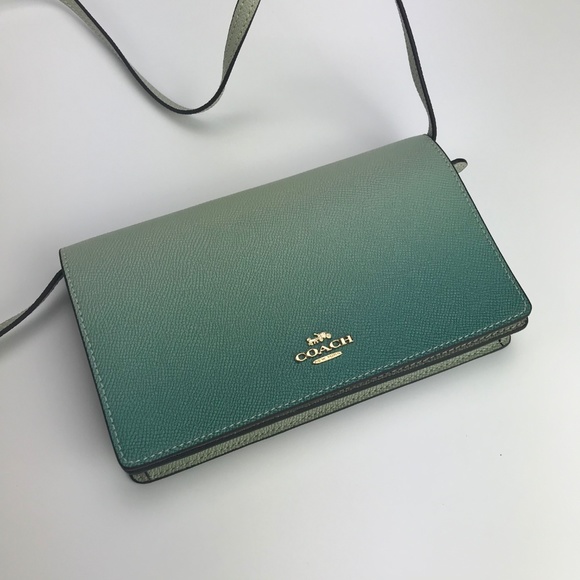 Coach Handbags - COACH Hayden Green Ombre Bag NWT